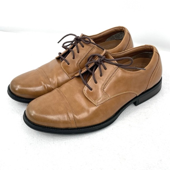 George Other - George Men's Branford Oxfords Casual Dress Shoe Cap Toe Size 10.5